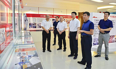 福建省人大常委會黨組書記、副主任張廣敏蒞臨虹潤公司調(diào)研指導(dǎo)